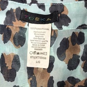 cheetah print tank top